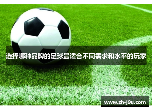 选择哪种品牌的足球最适合不同需求和水平的玩家